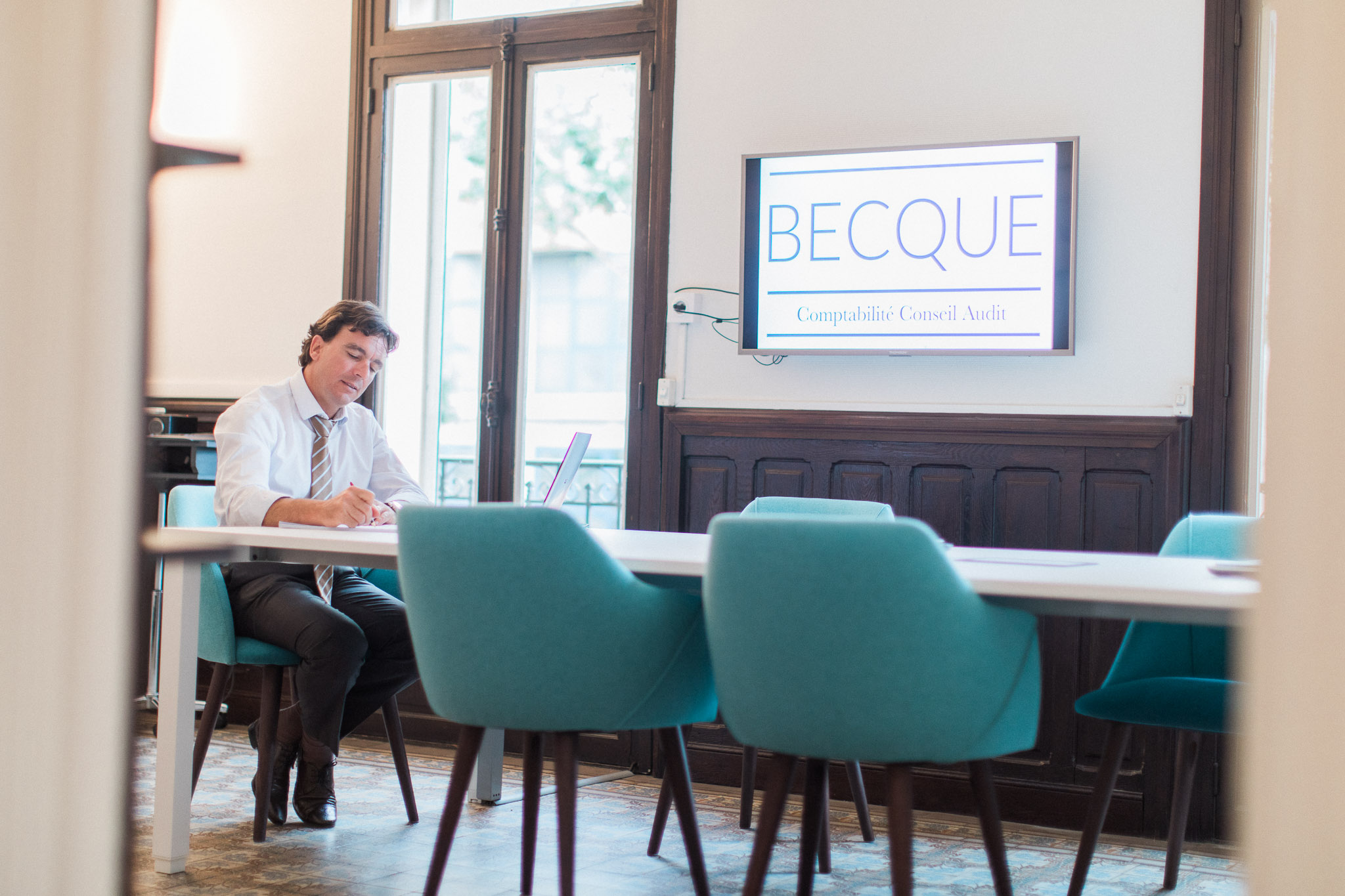 Salle de r&eacute;union du Cabinet Becque Expertise Comptable